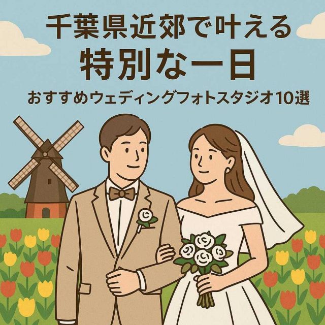 千葉県近郊で叶える特別な一日：おすすめウェディングフォトスタジオ10選