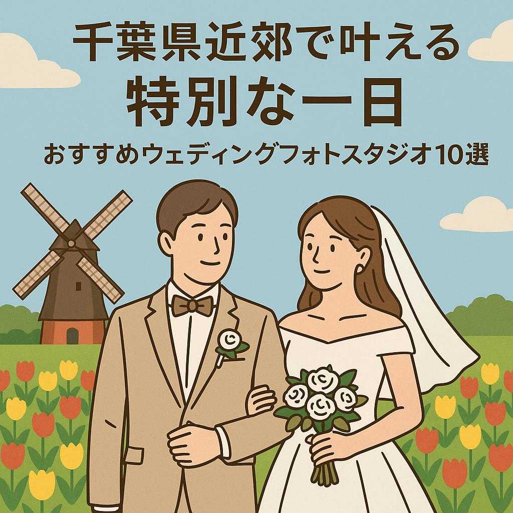 千葉県近郊で叶える特別な一日：おすすめウェディングフォトスタジオ10選