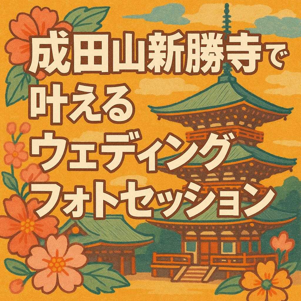 成田山新勝寺で叶える夢のウェディングフォトセッション