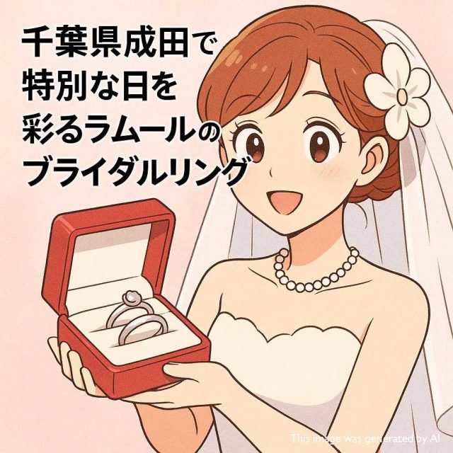 千葉県成田で特別な日を彩るラムールのブライダルリング