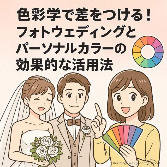 色彩学で差をつける！フォトウェディングとパーソナルカラーの効果的な活用法