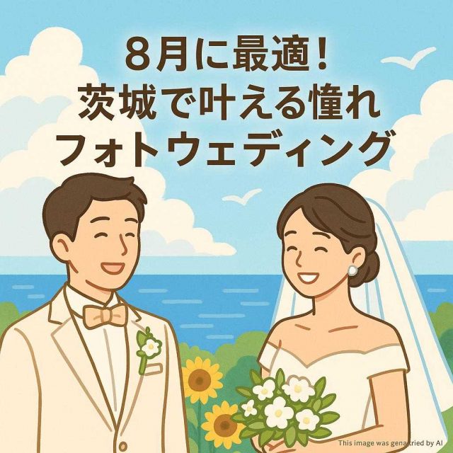 8月に最適！茨城で叶える憧れのフォトウェディング