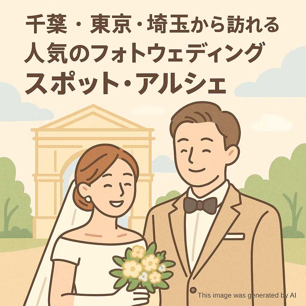千葉・東京・埼玉から訪れる人気のフォトウェディングスポット・アルシェ