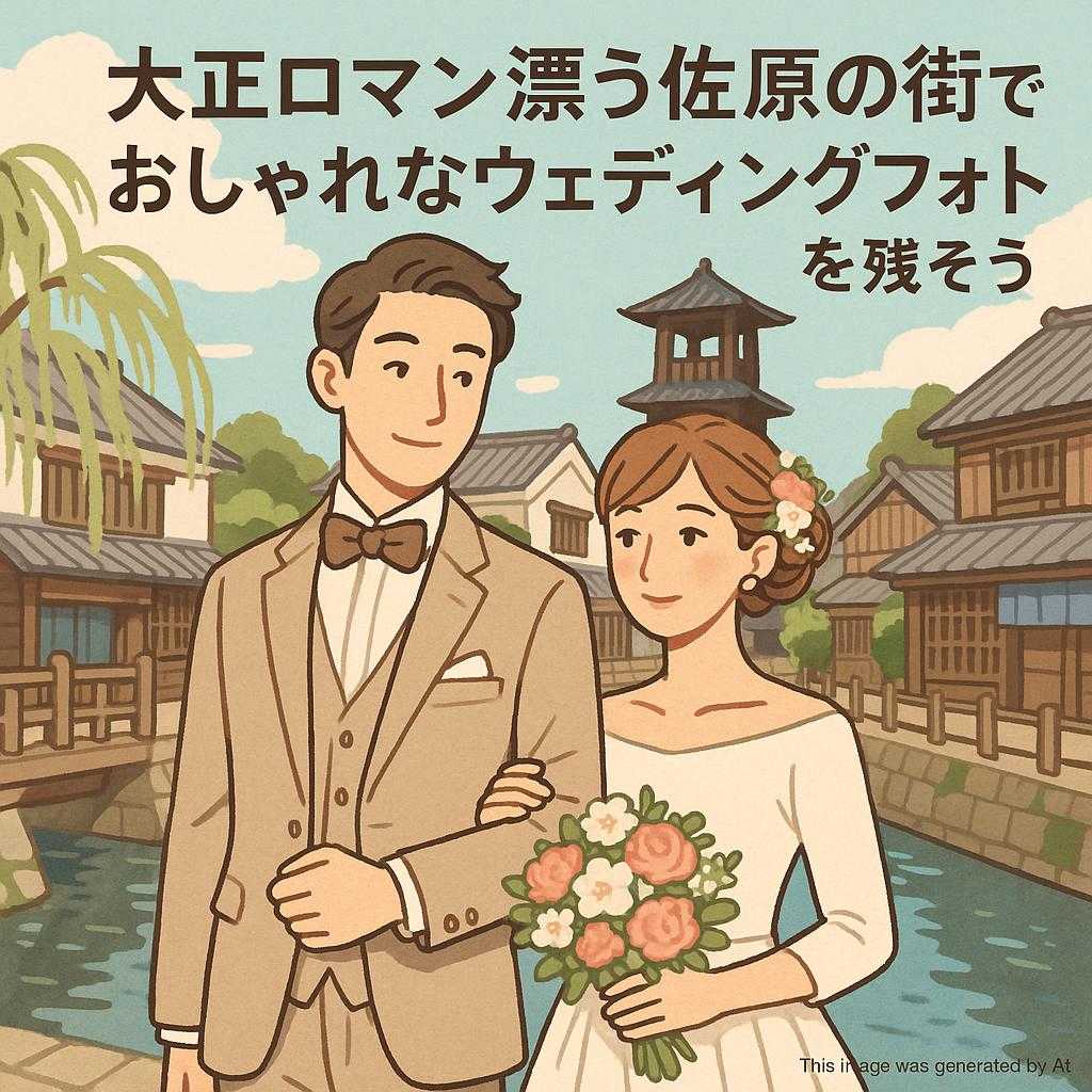 大正ロマン漂う佐原の街でおしゃれなウェディングフォトを残そう