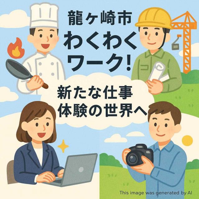 龍ケ崎市わくわくワーク！新たな仕事体験の世界へ