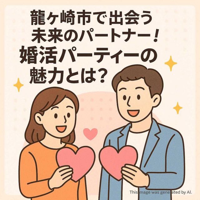 龍ケ崎市で出会う未来のパートナー！婚活パーティーの魅力とは？