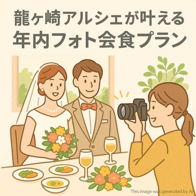 龍ケ崎アルシェが叶える年内フォト会食プラン