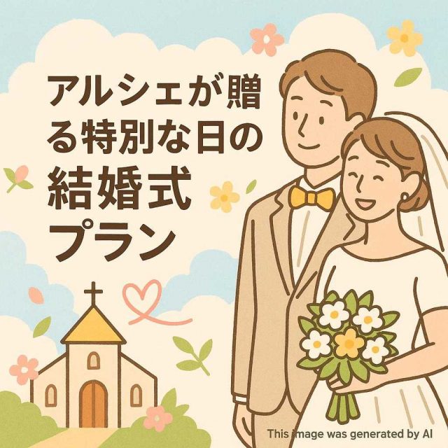 アルシェが贈る特別な日の結婚式プラン