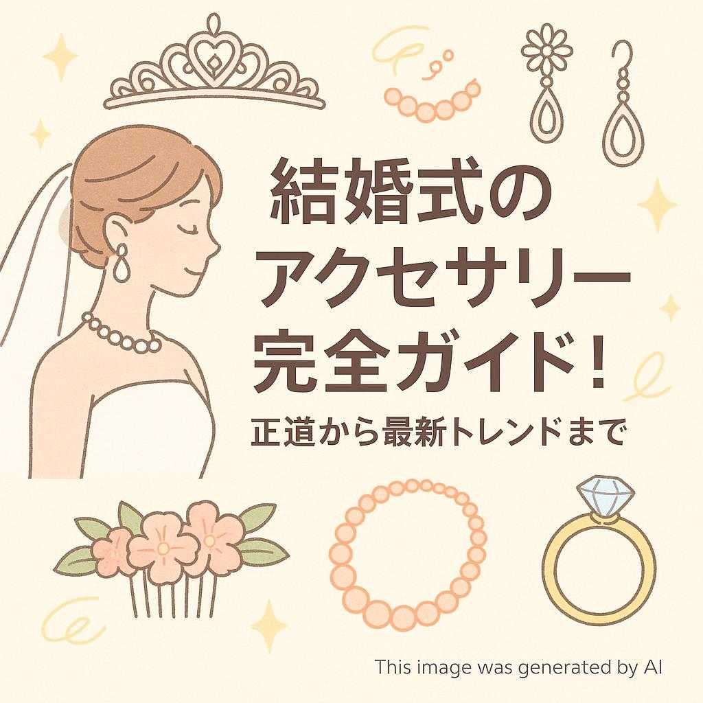 結婚式のアクセサリー完全ガイド！王道から最新トレンドまで