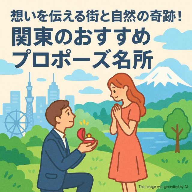 想いを伝える街と自然の奇跡！関東のおすすめプロポーズ名所