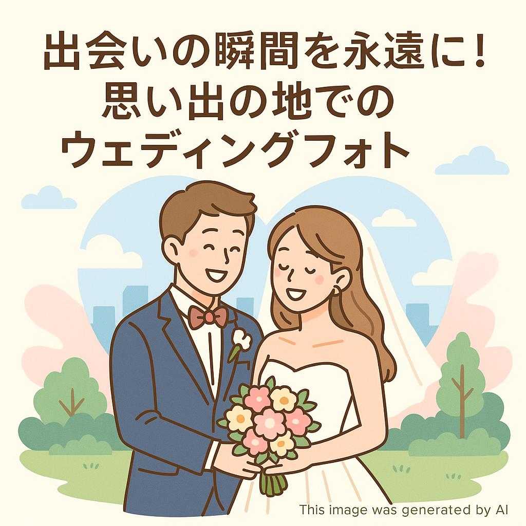 出会いの瞬間を永遠に！思い出の地でのウェディングフォト