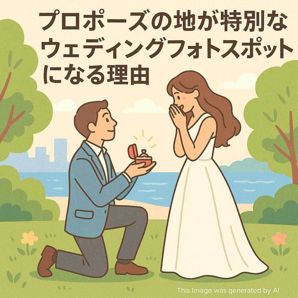 プロポーズの地が特別なウェディングフォトスポットになる理由