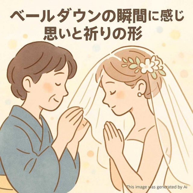 ベールダウンの瞬間に感じる思いと祈りの形
