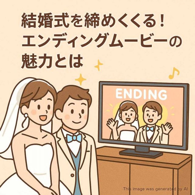 結婚式を締めくくる！エンディングムービーの魅力とは