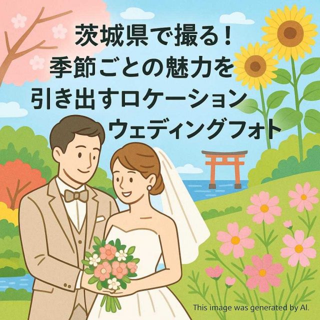 茨城県で撮る！季節ごとの魅力を引き出すロケーションウェディングフォト