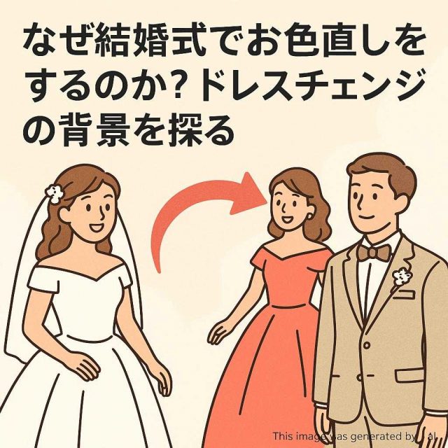なぜ結婚式でお色直しをするのか？ドレスチェンジの背景を探る