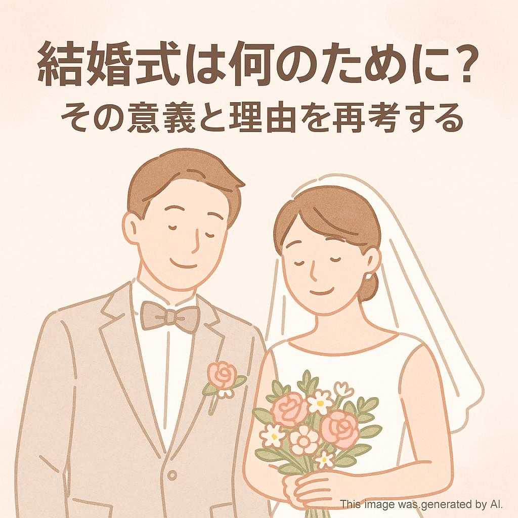 結婚式は何のために？その意義と理由を再考する