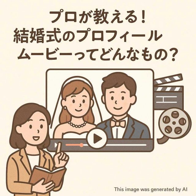プロが教える！結婚式のプロフィールムービーってどんなもの？