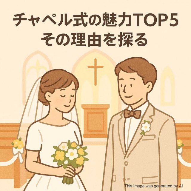 チャペル式の魅力TOP5！その理由を探る
