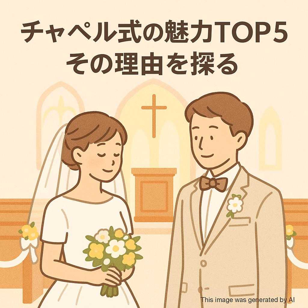 チャペル式の魅力TOP5！その理由を探る