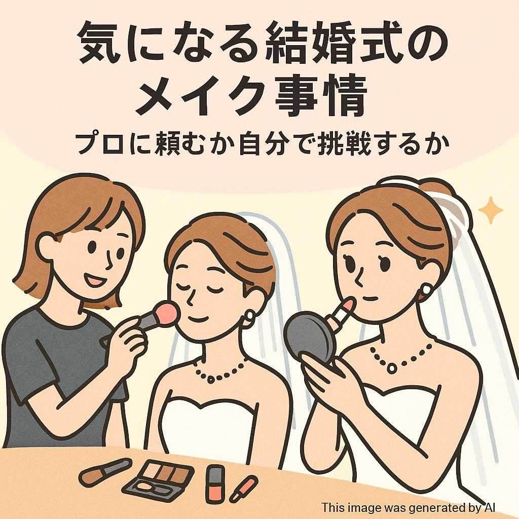 気になる結婚式のメイク事情 プロに頼むか自分で挑戦するか