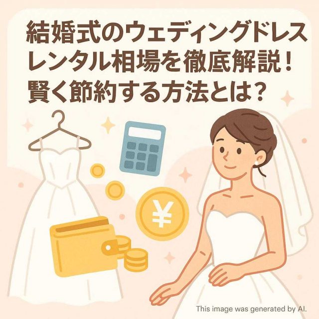 結婚式のウェディングドレスレンタル相場を徹底解説！賢く節約する方法とは？