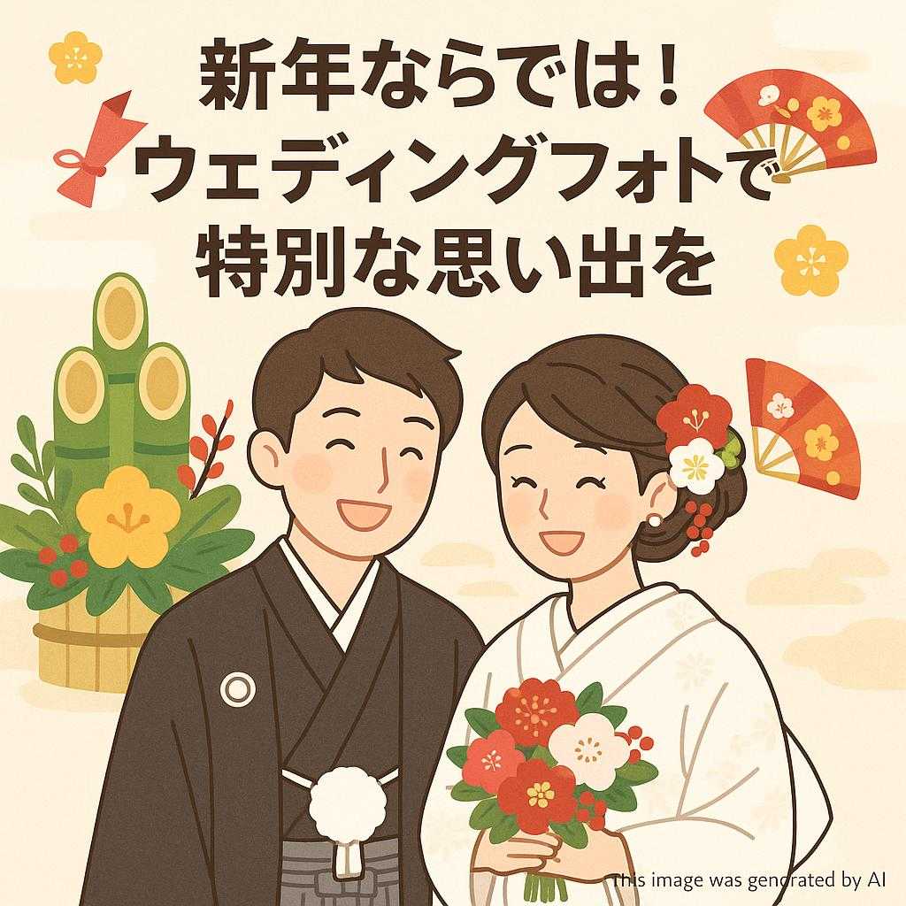 新年ならでは！ウェディングフォトで特別な思い出を