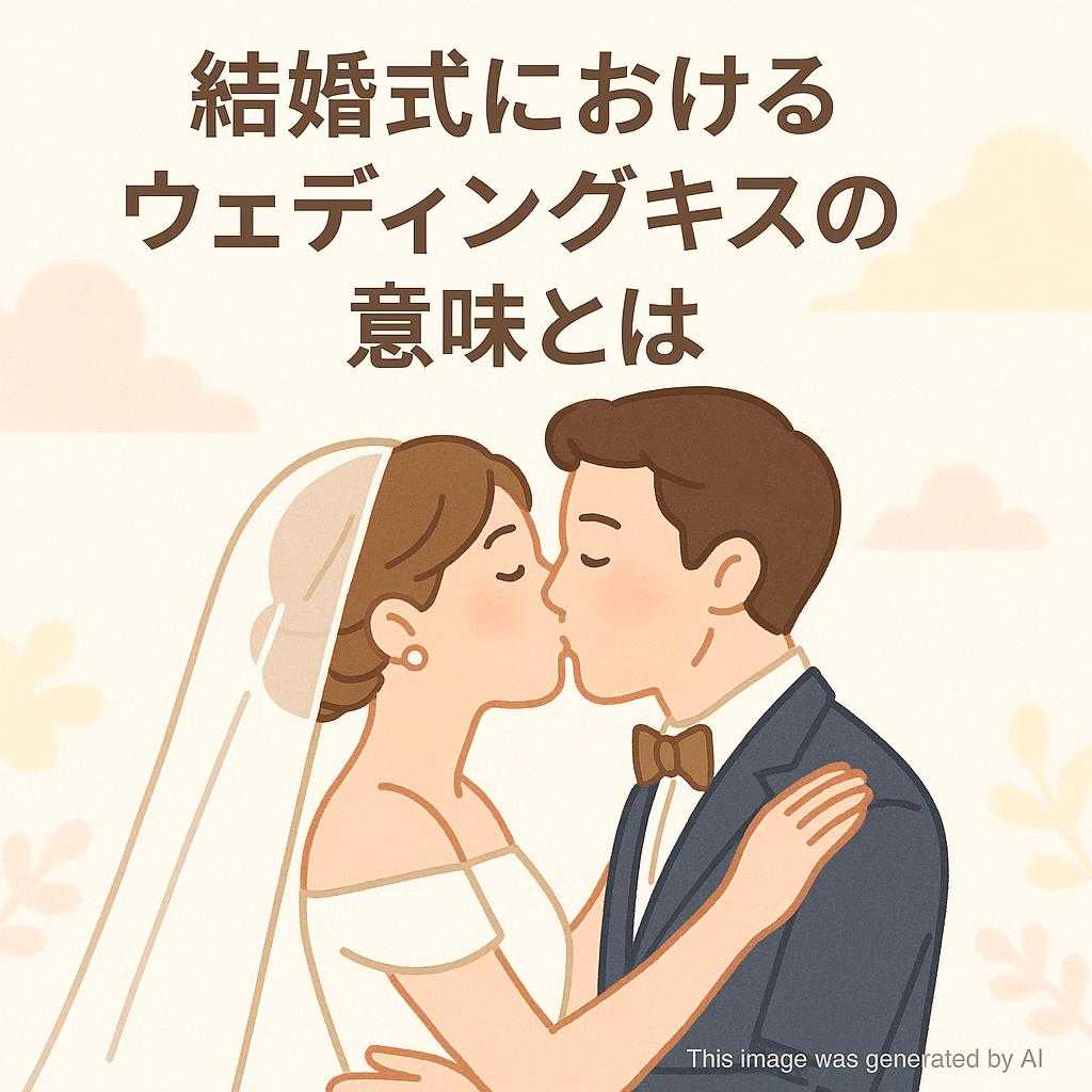 結婚式におけるウェディングキスの意味とは