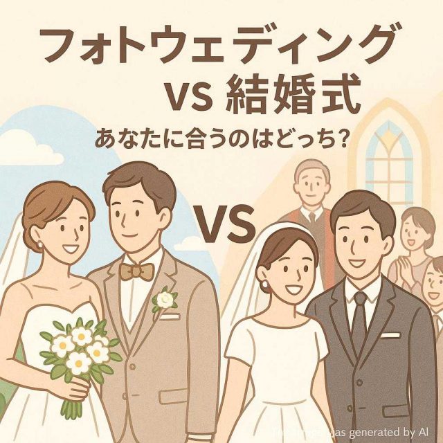 フォトウェディングvs結婚式 あなたに合うのはどっち？