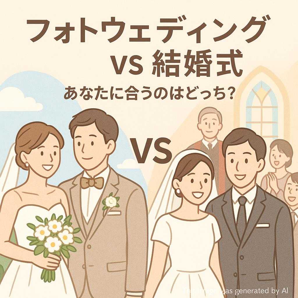 フォトウェディングvs結婚式 あなたに合うのはどっち？