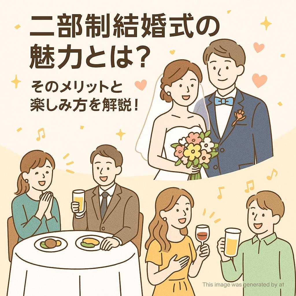 二部制結婚式の魅力とは？そのメリットと楽しみ方を解説！