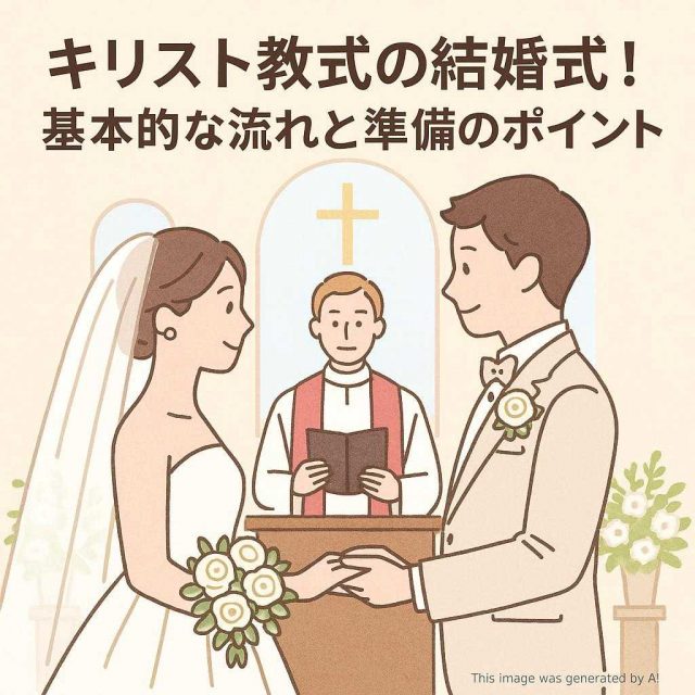 キリスト教式の結婚式！基本的な流れと準備のポイント