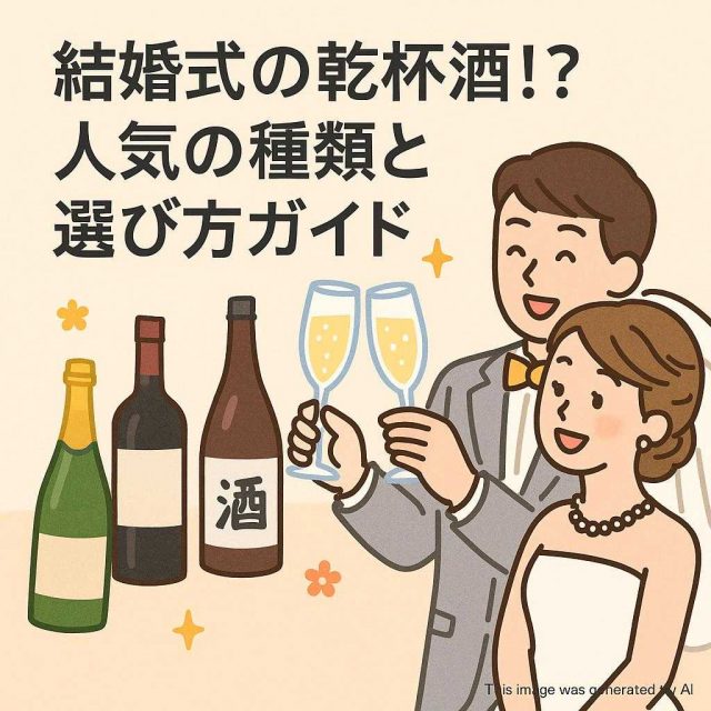 結婚式の乾杯酒！？人気の種類と選び方ガイド