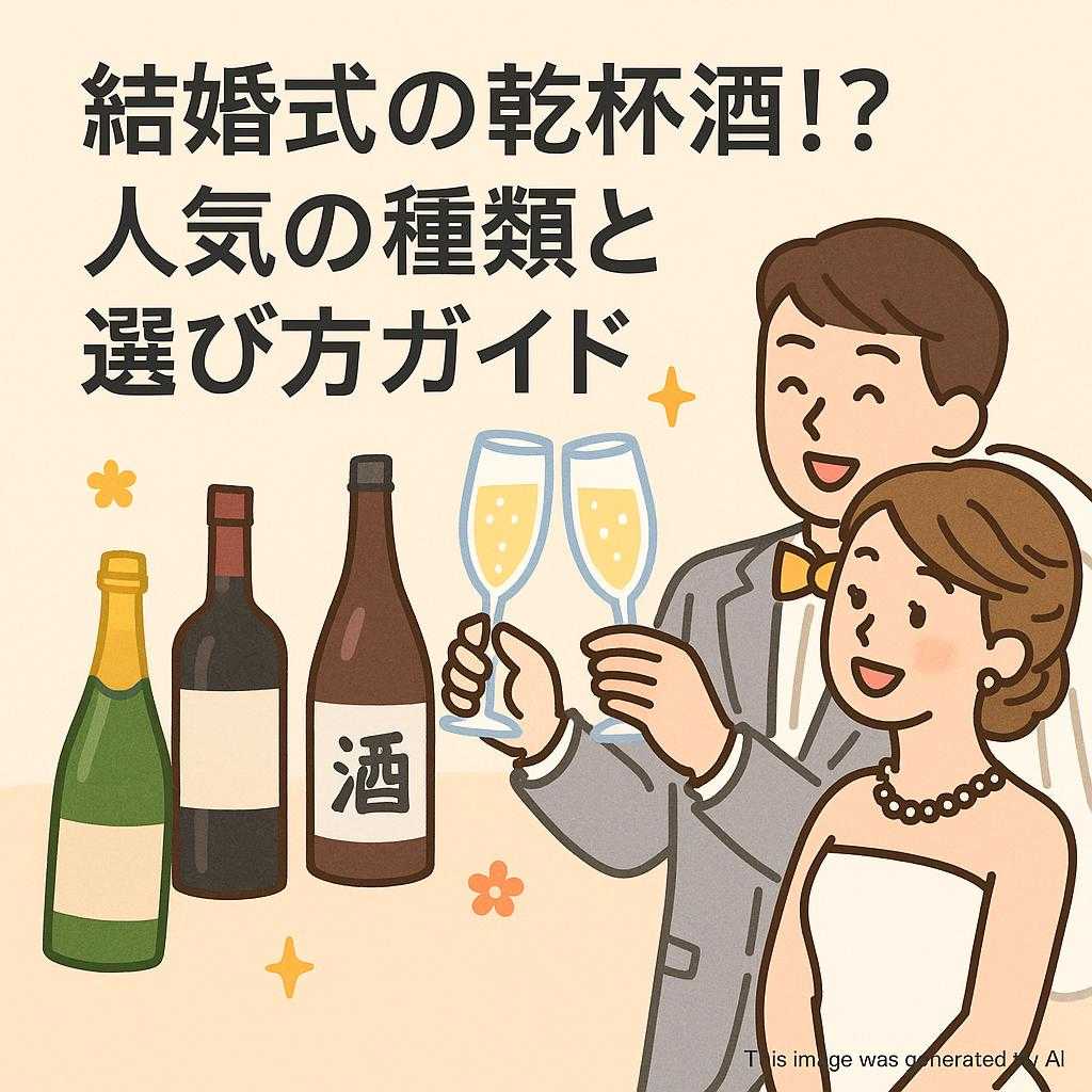 結婚式の乾杯酒！？人気の種類と選び方ガイド