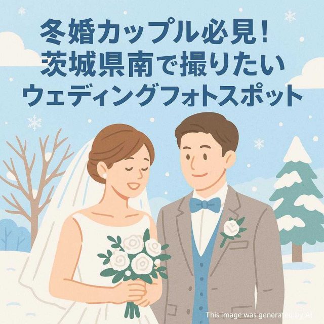 冬婚カップル必見！茨城県南で撮りたいウェディングフォトスポット