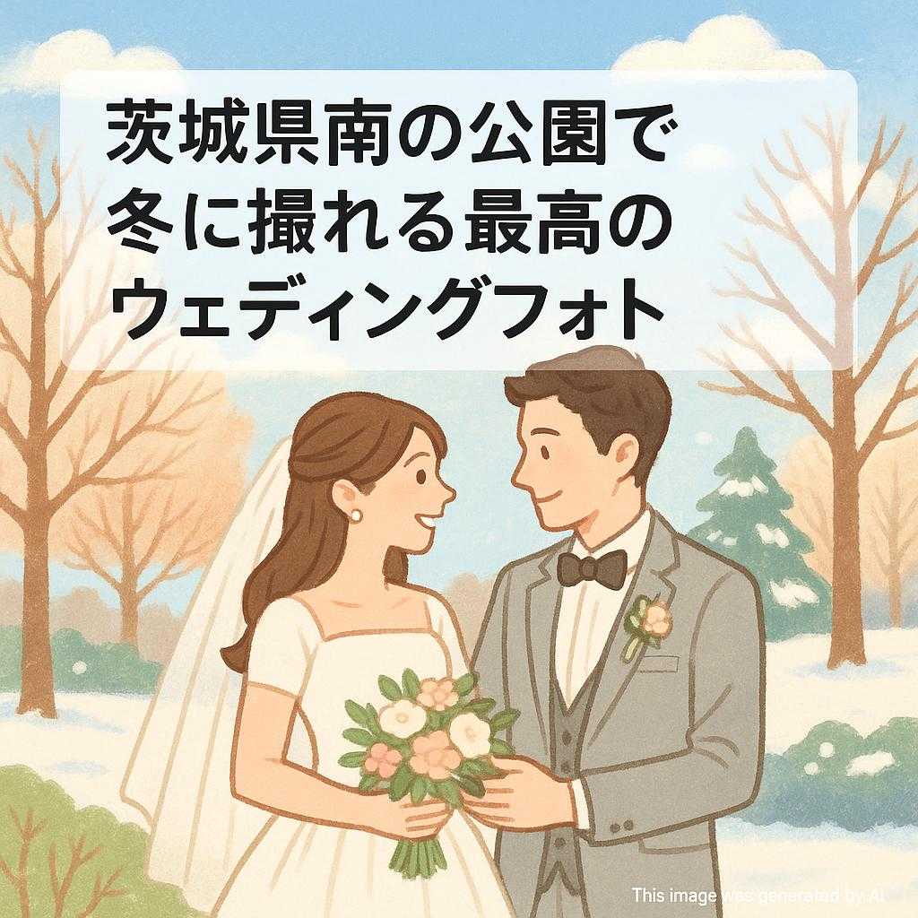 茨城県南の公園で冬に撮れる最高のウェディングフォト