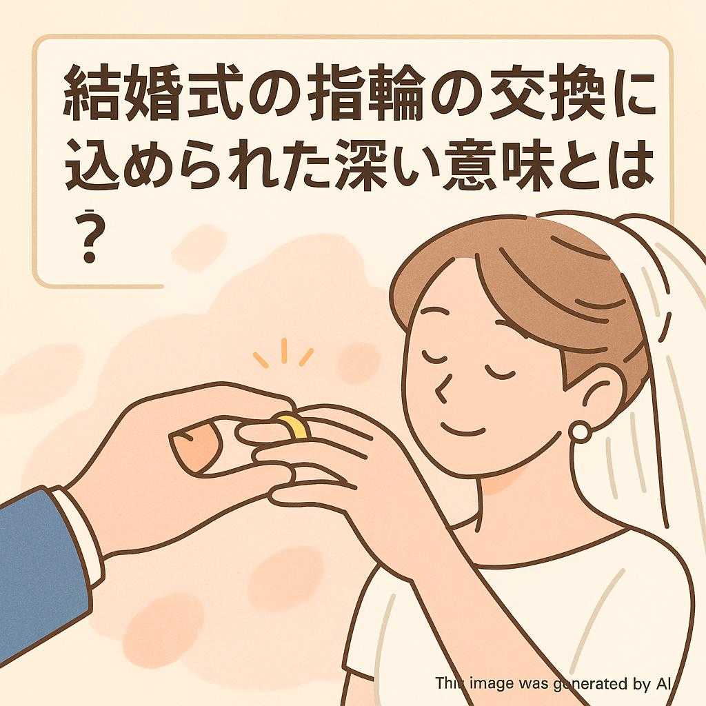 結婚式の指輪の交換に込められた深い意味とは？
