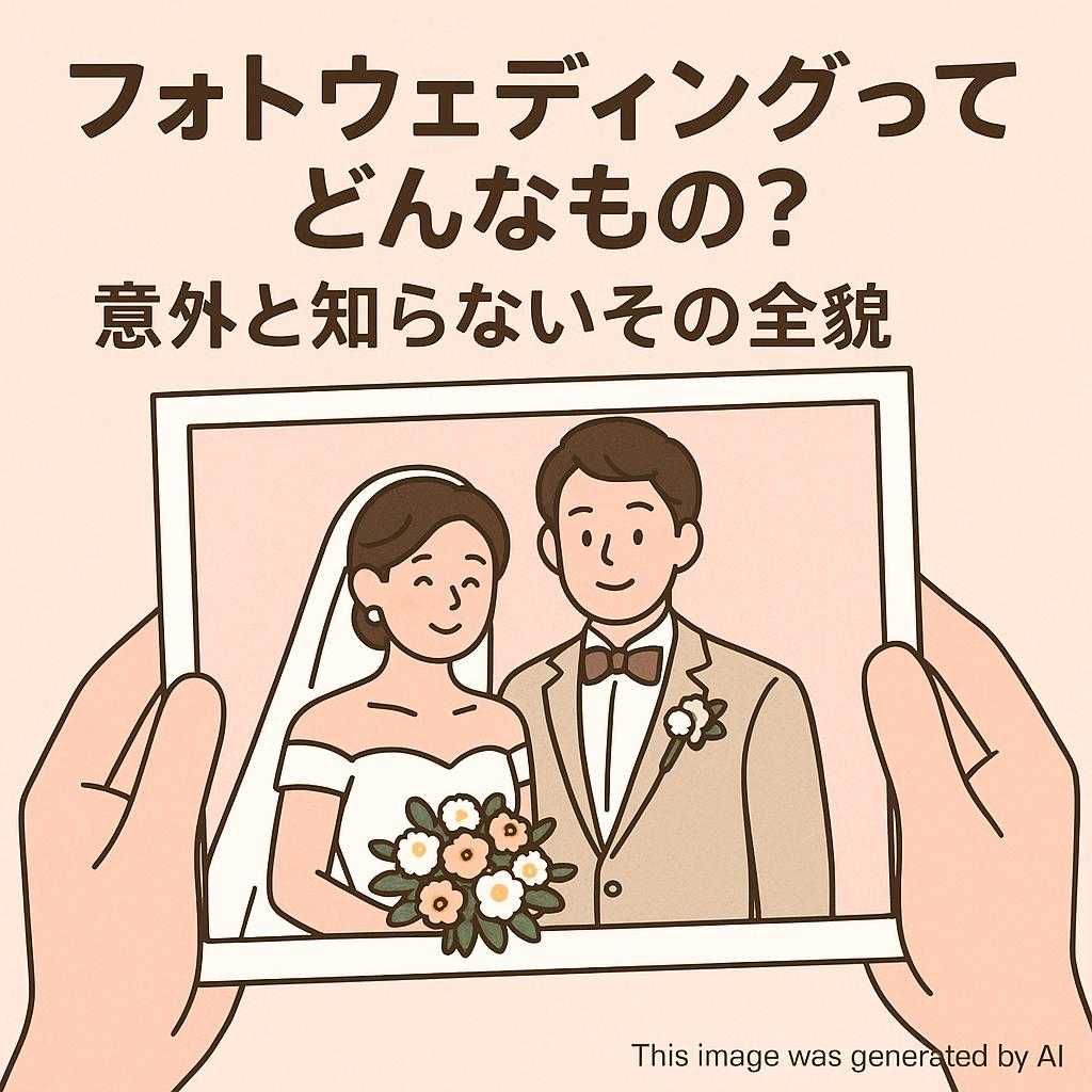 フォトウェディングってどんなもの？意外と知らないその全貌