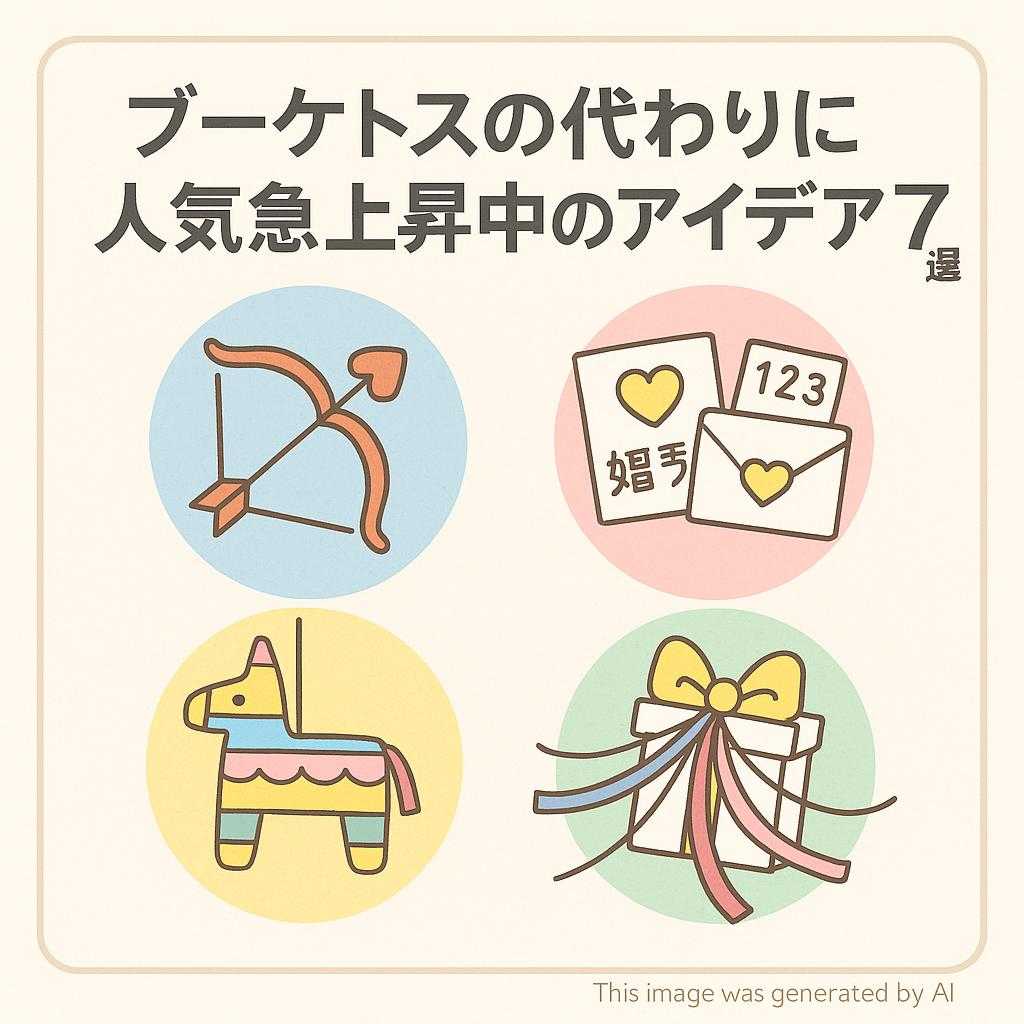 ブーケトスの代わりに人気急上昇中のアイデア7選