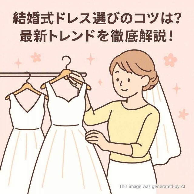 結婚式ドレス選びのコツとは？最新トレンドを徹底解説！