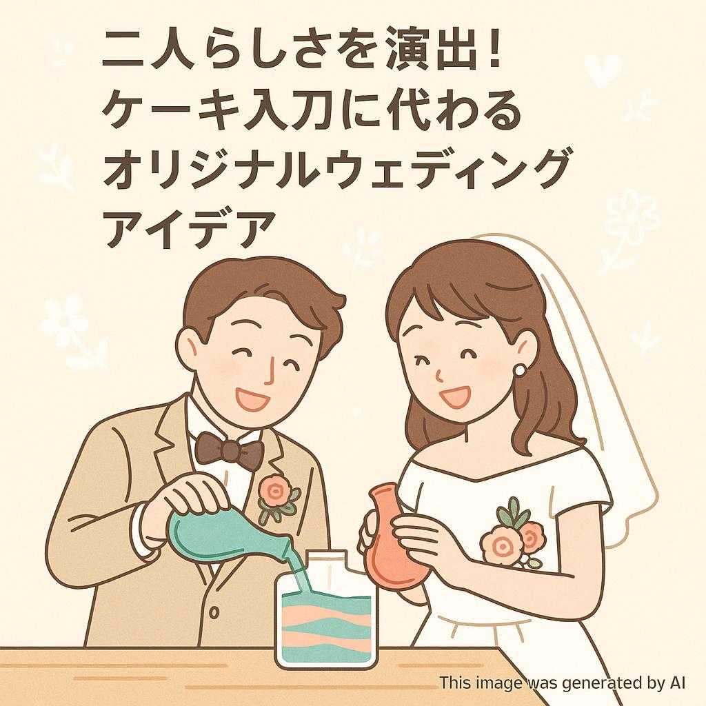 二人らしさを演出！ケーキ入刀に代わるオリジナルウエディングアイデア