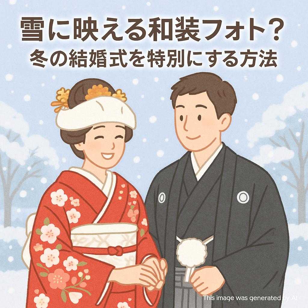 雪に映える和装フォト?冬の結婚式を特別にする方法
