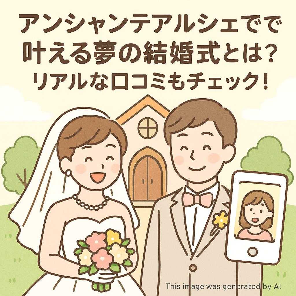 アンシャンテアルシェで叶える夢の結婚式とは？リアルな口コミもチェック！