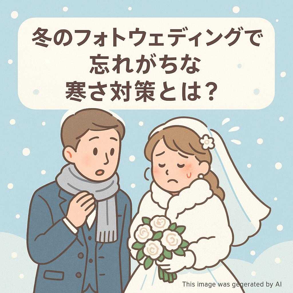 冬のフォトウェディングで忘れがちな寒さ対策とは？