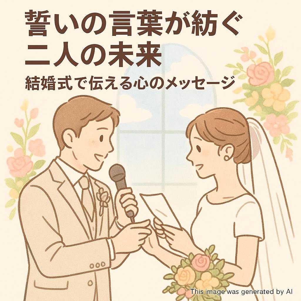 誓いの言葉が紡ぐ二人の未来―結婚式で伝える心のメッセージ