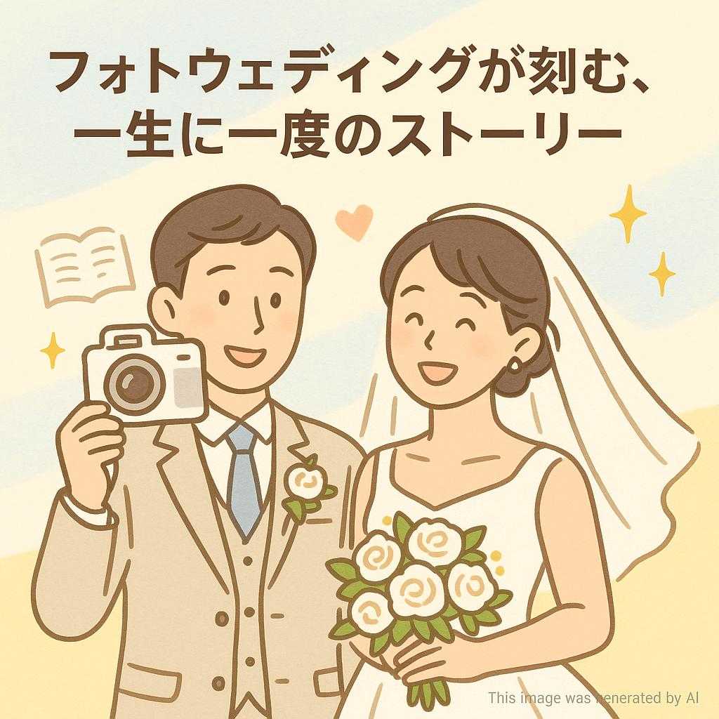 フォトウェディングが刻む、一生に一度のストーリー
