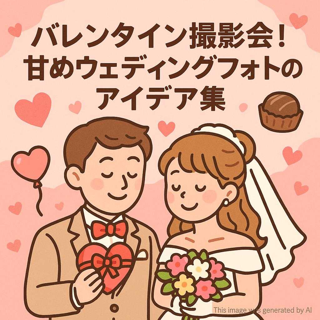 バレンタイン撮影会！甘めウェディングフォトのアイデア集
