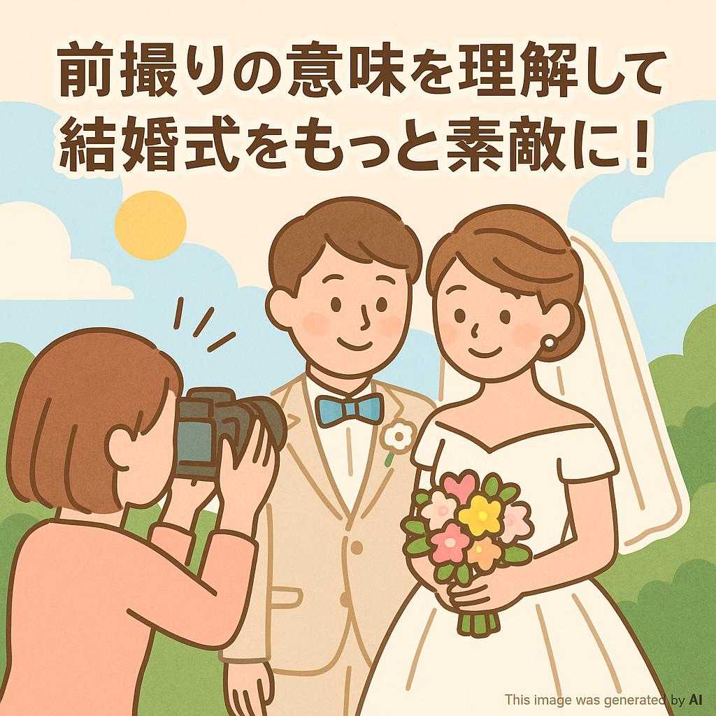 前撮りの意味を理解して結婚式をもっと素敵に！