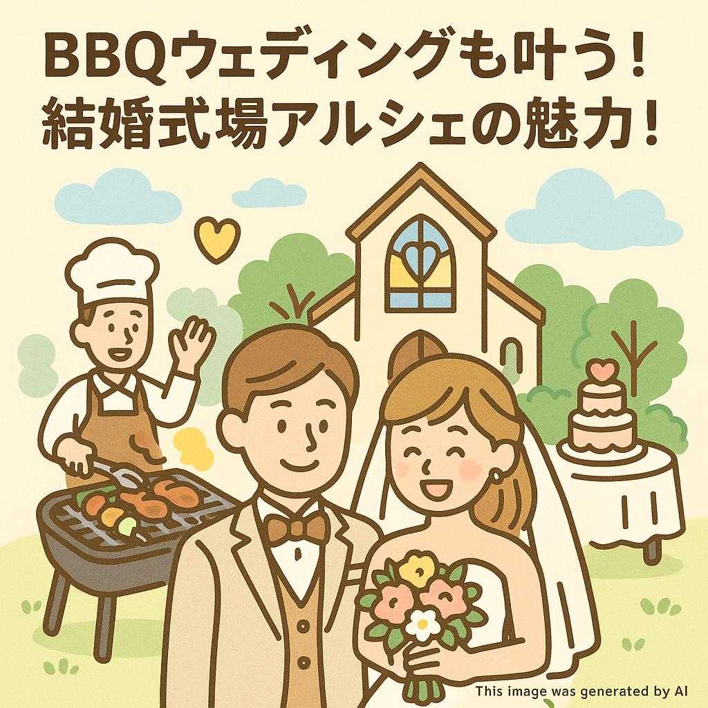 BBQウェディングも叶う！結婚式場アルシェの魅力！