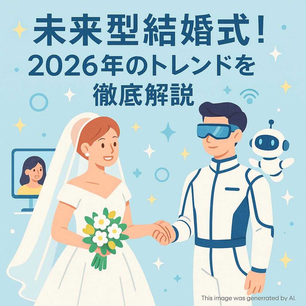 未来型結婚式！2026年のトレンドを徹底解説